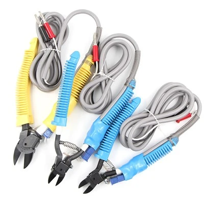 Kéo điện 180 200 Kéo điện xiên Khuôn ép phun Cạnh xiên Kìm làm nóng Kìm cắt tỉa cạnh điện