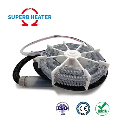 Lò xo tròn mềm PTFE dây điện sưởi ấm ứng dụng trong ngành công nghiệp hóa chất
