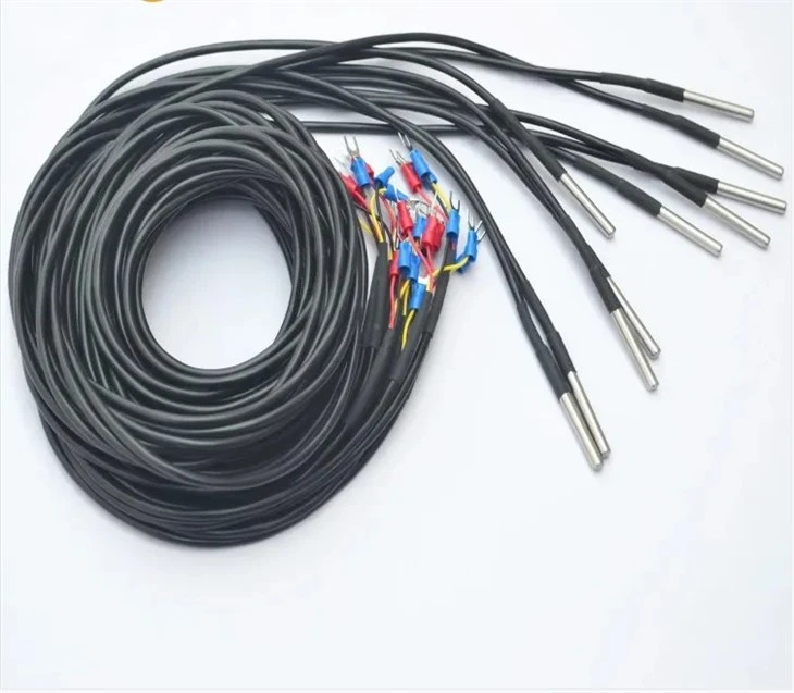 PVC Silicone Wire 6*50mm 6*30mm Waterproof Ds18b20 Temperature Sensor