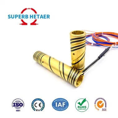 Máy sưởi cuộn dây Máy sưởi dây đồng thau có vòi bịt kín