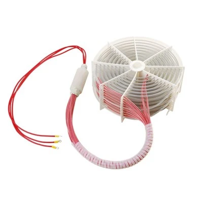 Lò sưởi ngâm điện hình cuộn dây công nghiệp Teflon (PTFE)